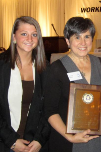 Brittany with Lauren Spiker, executive director of 13thirty Cancer Connect