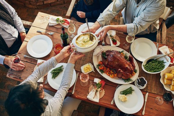 Picture of a Thanksgiving table