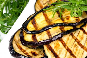 picture of grilled eggplant