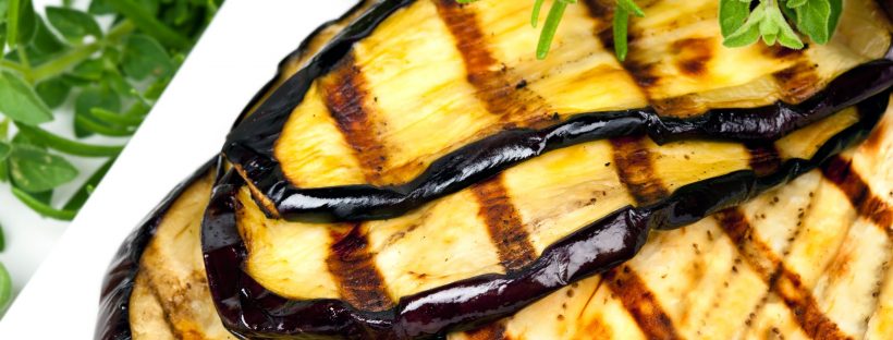 picture of grilled eggplant