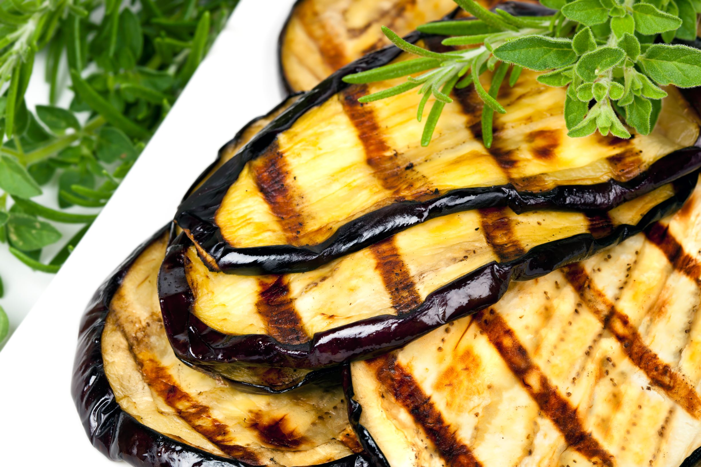 picture of grilled eggplant