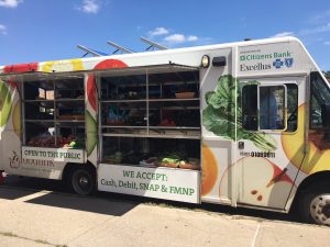 Foodbank mobile food pantry truck