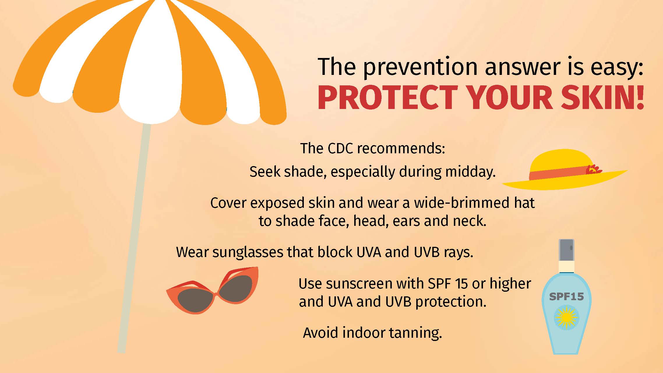 Tips for protect your skin from the sun