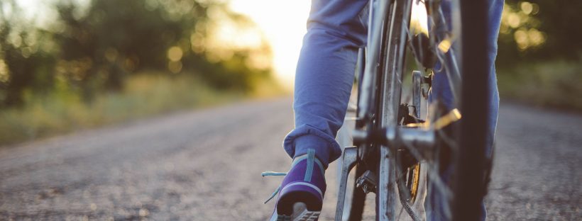 Picture of a bike wheel