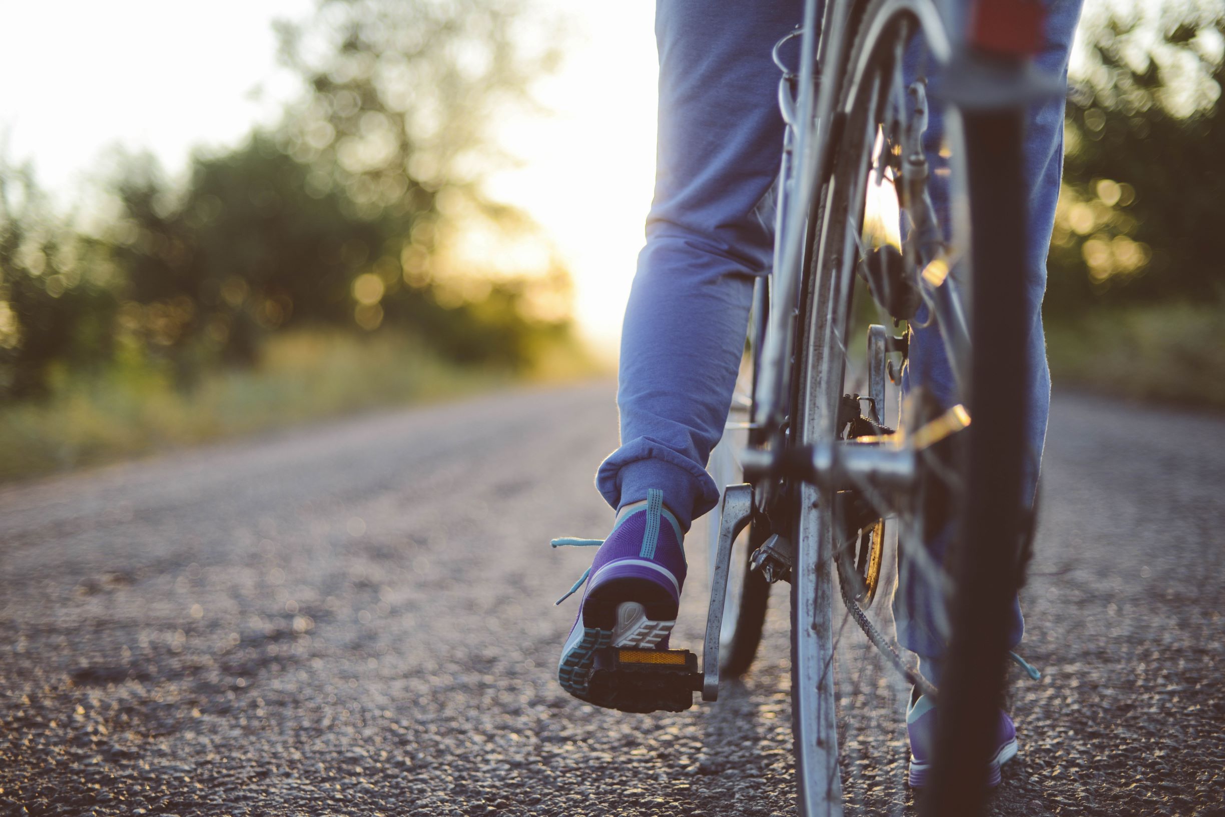 Picture of a bike wheel