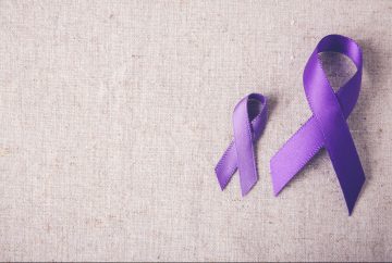 Alzheimers disease purple ribbon