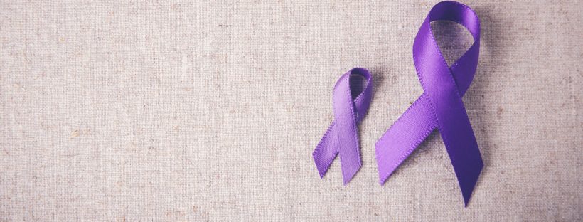 Alzheimers disease purple ribbon