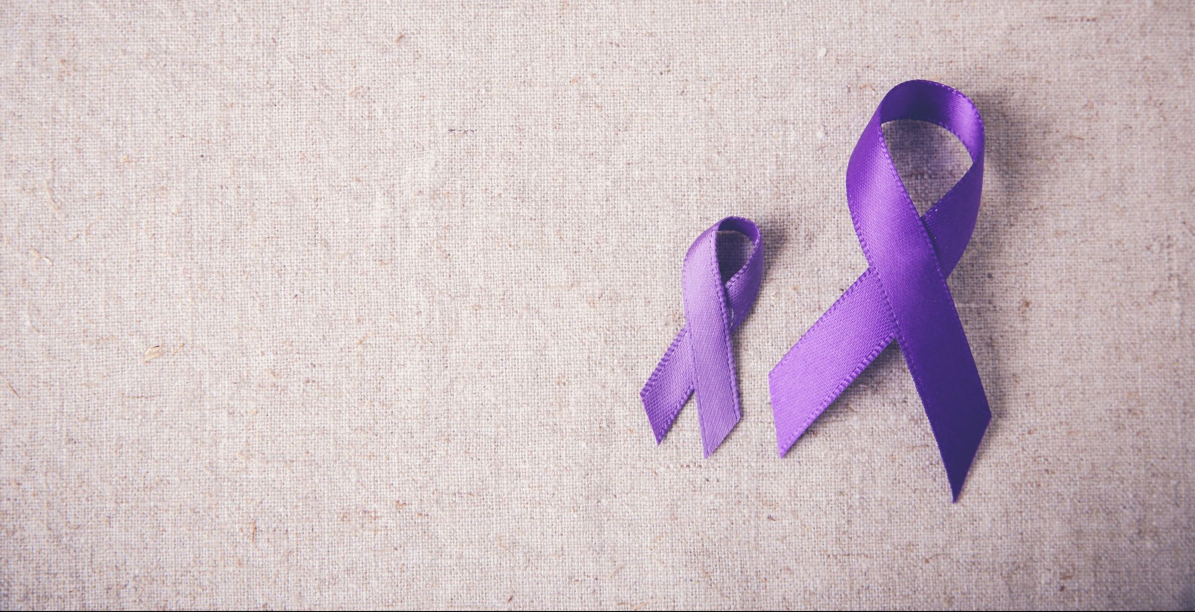 Alzheimers disease purple ribbon