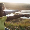 Picture of a woman doing yoga