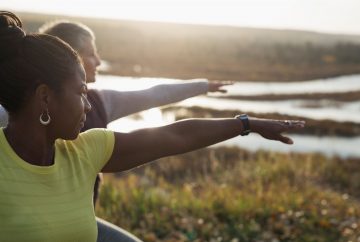 Picture of a woman doing yoga