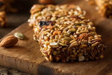 Picture of a bar made with seeds