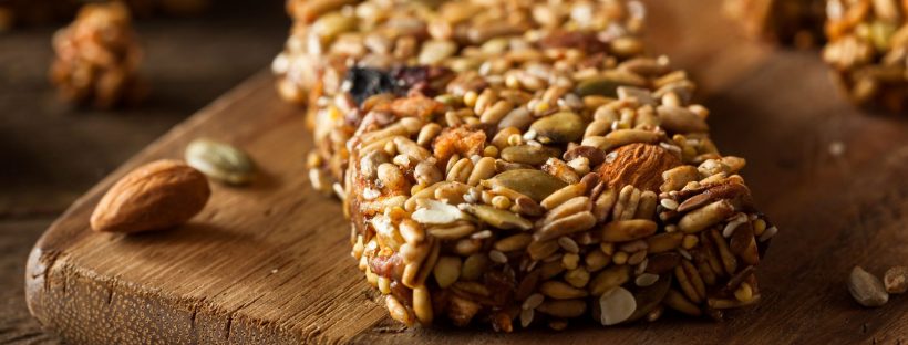 Picture of a bar made with seeds