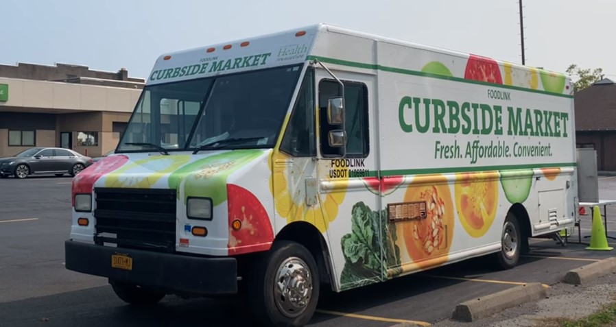 Picture of a food market truck